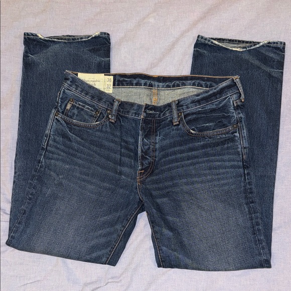 Abercrombie & Fitch Other - Abercrombie & Fitch Dark Blue Relaxed Jeans